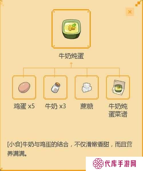 小森生活公测食物料理配方大全分享