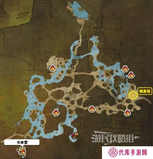 怪物猎人荒野大回复蜜虫位置在哪  大回复蜜虫捕获路线图片3