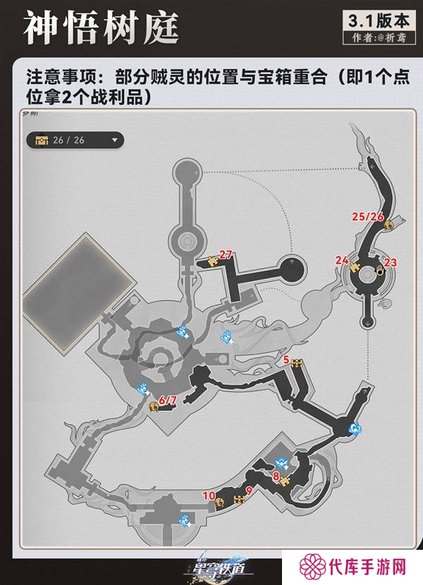 崩坏星穹铁道永夜呓语密林神悟树庭宝箱收集攻略 永夜呓语密林神悟树庭收集宝箱大全[多图]图片3