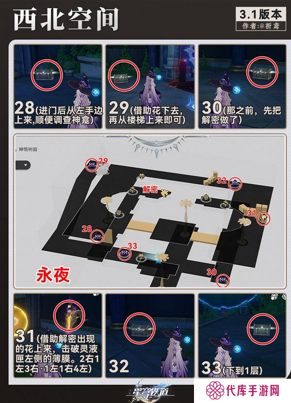 崩坏星穹铁道永夜呓语密林神悟树庭宝箱收集攻略 永夜呓语密林神悟树庭收集宝箱大全[多图]图片13