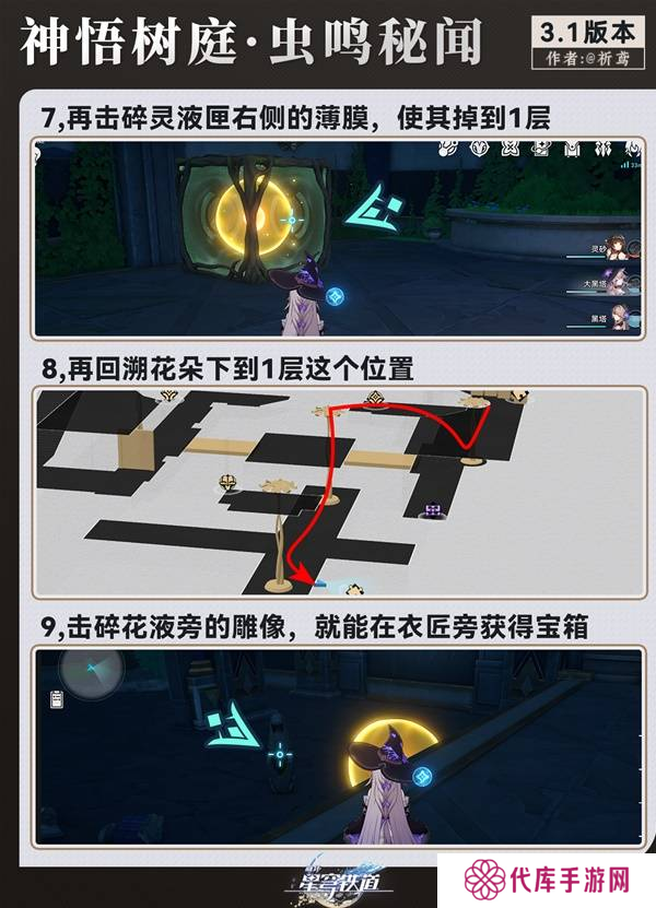 崩坏星穹铁道永夜呓语密林神悟树庭宝箱收集攻略 永夜呓语密林神悟树庭收集宝箱大全[多图]图片17