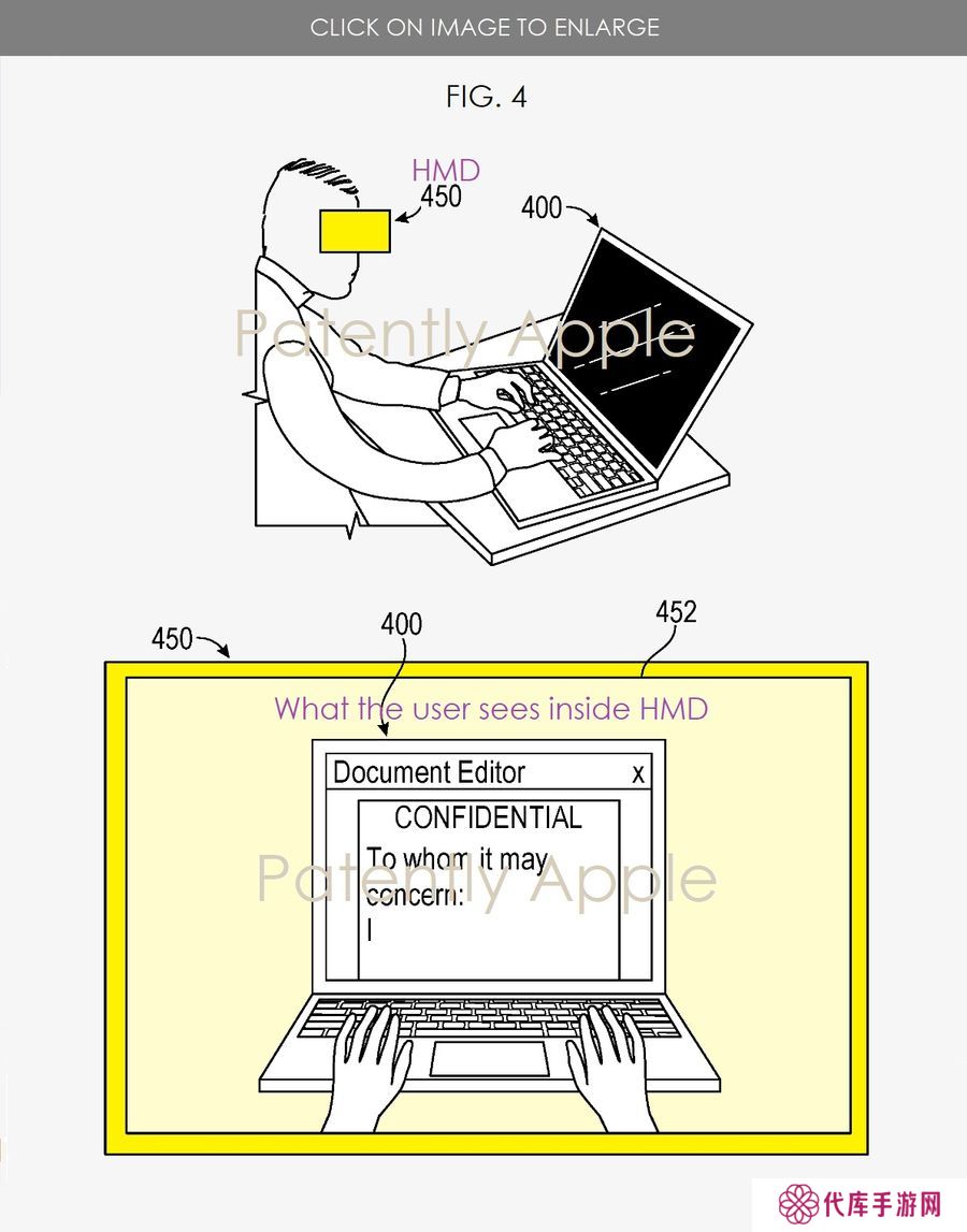 苹果专利探索 Vision Pro 头显未来：联动 iPhone / Mac，打造防窥屏神器