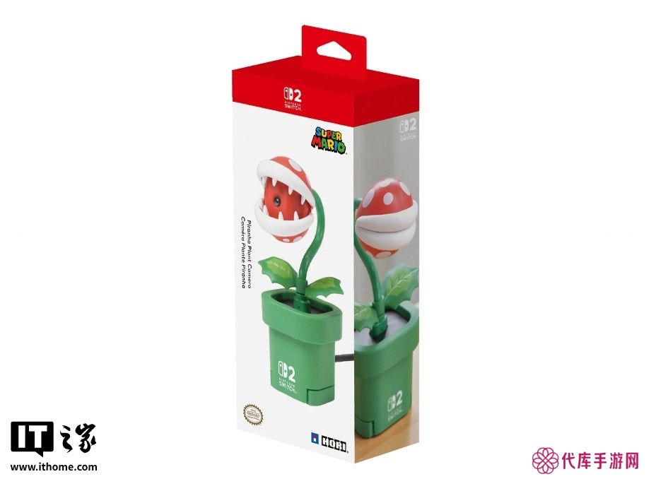 Hori 发布任天堂 Switch 2 游戏机摄像头：“吞食花”设计可防窥